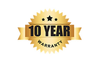 10 Year Warranty